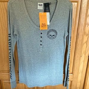 Ladies Harley Davidson long sleeve tee.